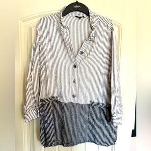 John Mark Linen Shirt, Women’s Size L
